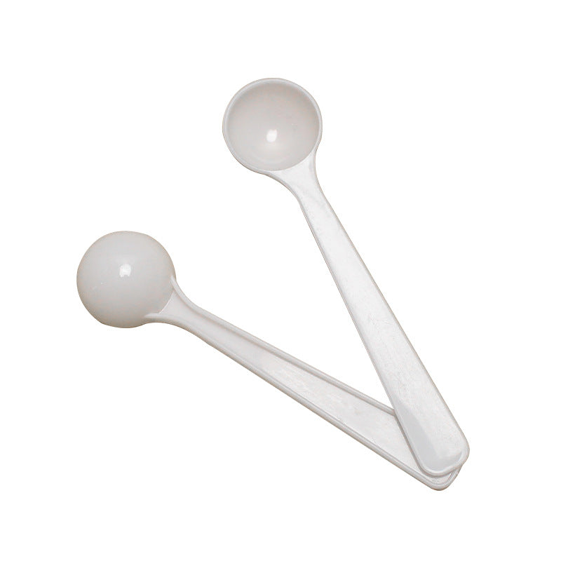 Plastic measuring spoon 1g gram spoon 2ml milliliter facial mask powder spoon pesticide and fertilizer powder spoon measuring small spoon non-edible