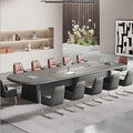 Saint-li conference table - long table, large negotiation table, light luxury training table, conference room oval meeting table