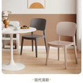 Plastic chair for homethickened dining table dining chair comfortable for long sitting commercial modern casual stool back chair