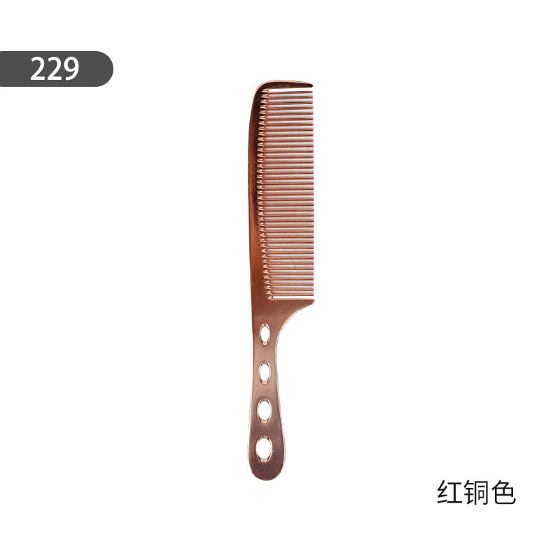 Hair stylist's special hair cutting comb, non-slip handle, anti-static hair cutting comb, steel needle, pointed tail partition, highlighting hair comb