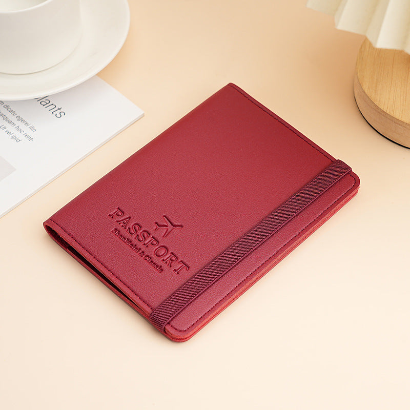 Spot  hot-selling pu leather passport bag, multi-functional passport holder, passport cover, passport cover.