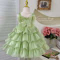 Girls' dress  summer new style chic butterfly wing super fairy cake dress