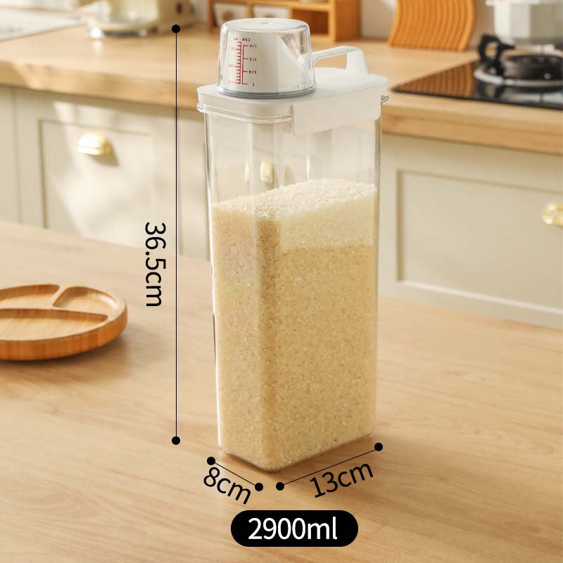 Noodle storage box, food-grade grains, sealed canned pasta box, noodle tube, bean storage tank