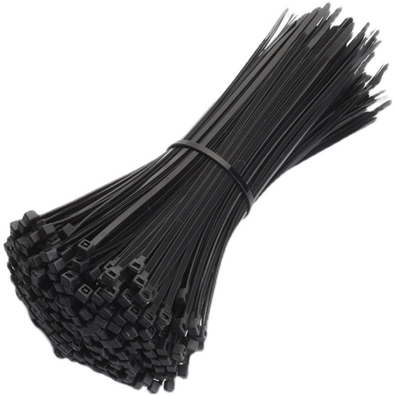 Nylon cable ties, plastic buckle, strong anti-theft buckle, wire tie, self-tightening, self-locking black strap