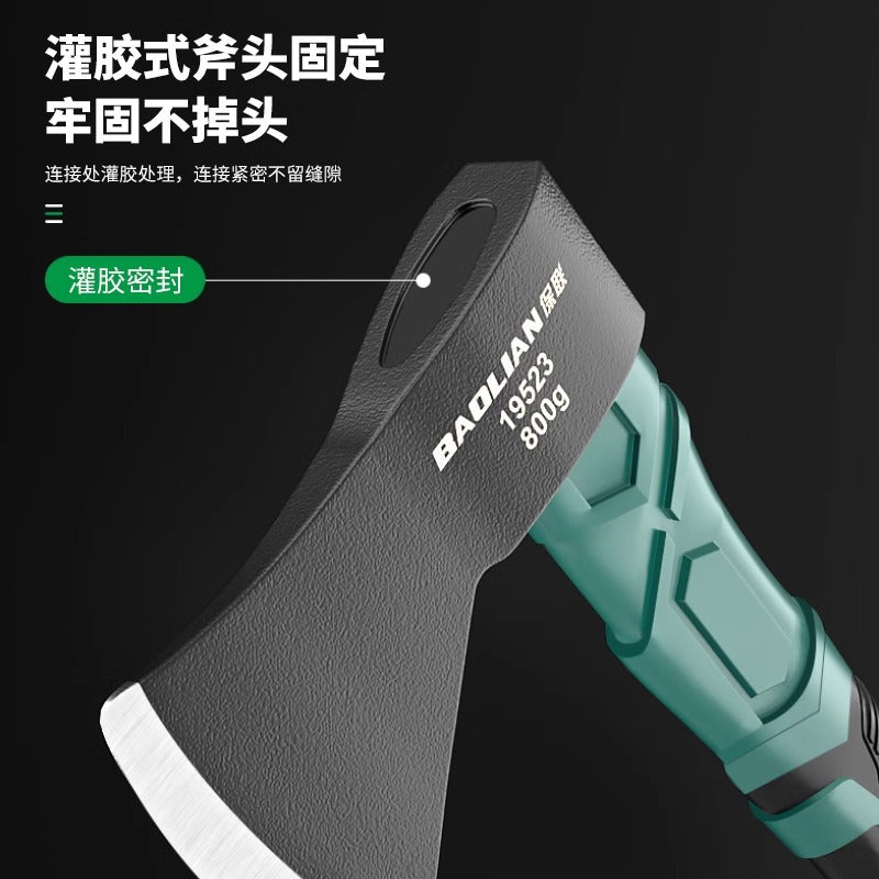 Baolian ax wood splitting artifact woodworking ax outdoor camping tree cutting lumber for home chopping bones hand ax mountain ax