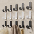Solid hook, no need to drill holes, strong adhesive, load-bearing, traceless kitchen door, bathroom clothes hanger, sticky hook wardrobe