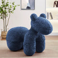 Blue wool roll fabric