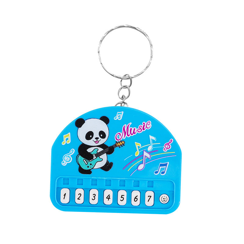 Mini pocket piano kids electronic keyboard - playable, light-up, creative, high-value keychain charm toy