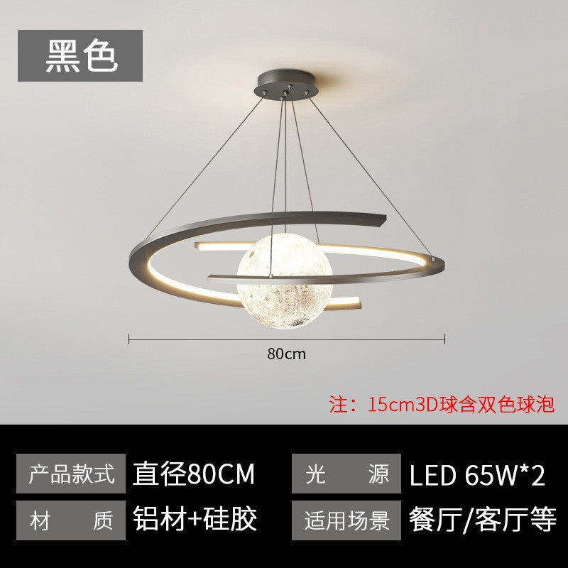 Double Semicircle Italian Living Room Chandelier Simple Wind Modern Main Light 2024 Nordic Minimalist Designer Bedroom Lighting