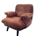 Retro lazy style straight row creative sofa chair designer can sleep single sofa medieval small apartment living room high feet