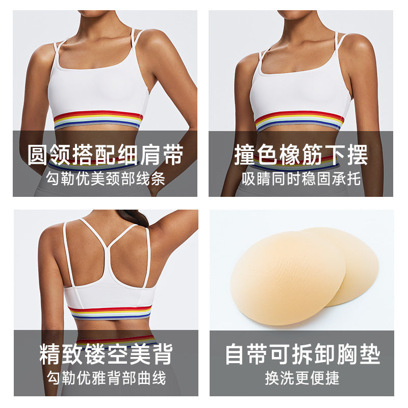 beautiful back sports intimates naked high elastic yoga bra slimming lookfashioneasiest for matchwhite yoga tops for women