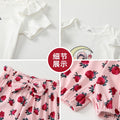Girls'  new summer outfit, class a clothing, infant and toddler korean style cute romper top two-piece set
