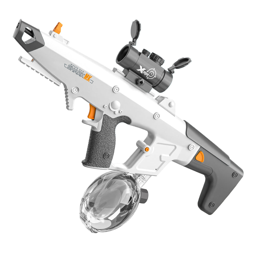 hot-selling tiger shark electric burst water gun fully automatic large capacity water-absorbing water fight boy toy outdoor