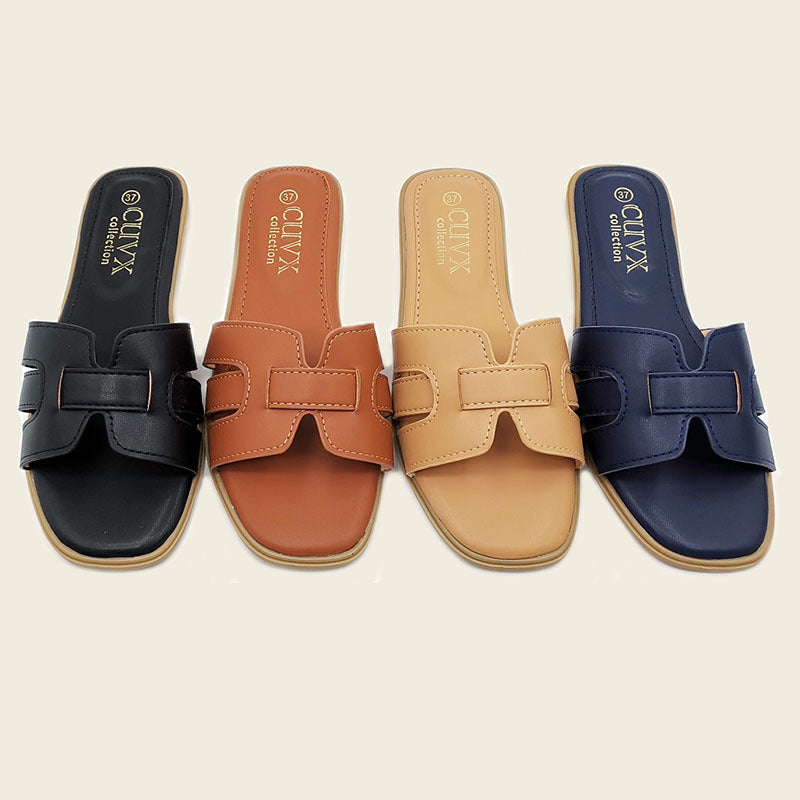 Yiwu stall  spot large size summer cool slippers ladies non-slip flat shoes Ladies slippers