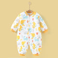 Baby clothes autumn and winter quilted warm cotton clothes newborn rompers pure cotton onesies baby thickened stylish winter outfits