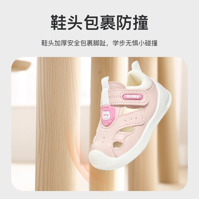 Baby first walker sandals - summer infant soft sole shoes for boys and girls (0-1-2 years)