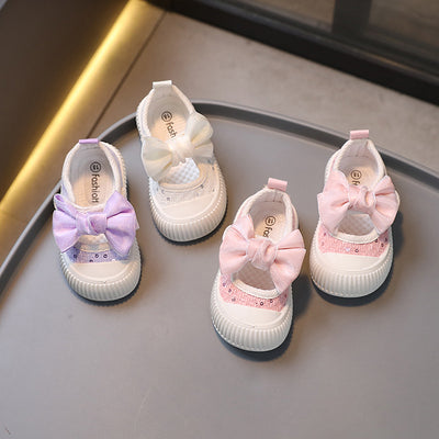 Kids' canvas shoes -  spring/autumn new collection - girls' casual shoes - korean style baby canvas shoes - square toe - ages 1-3