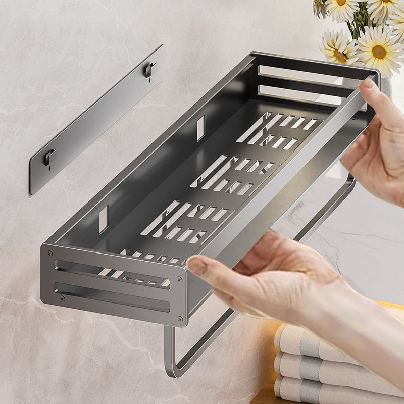 Removable bathroom rack No punching Wall-mounted toilet Toilet washstand Wall toilet storage rack
