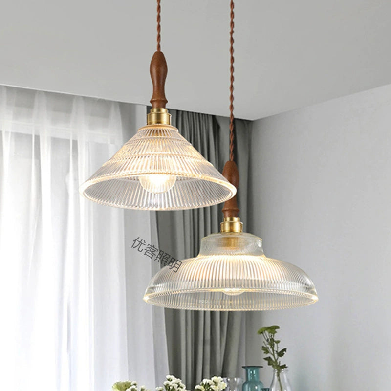Wabi Sand Nordic simple restaurant bar creative bedside Japanese banquet style retro chandelier high-end household chandelier