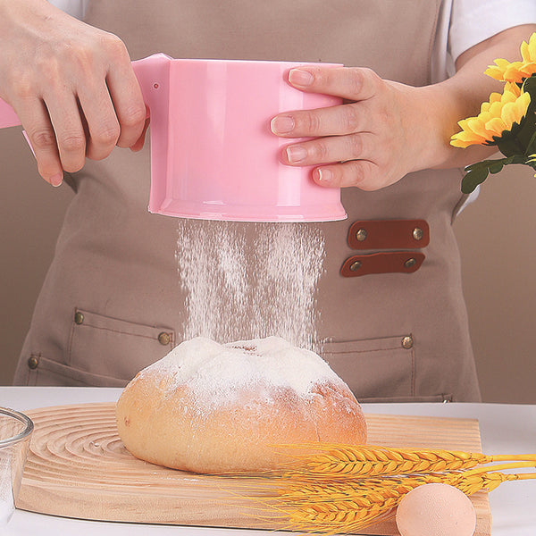 Ultrafine Baking Tools Flour Sieve 40 Mesh Stainless Steel Mesh Sieve Flour Sieve Handheld Flour Filter Sieve Household