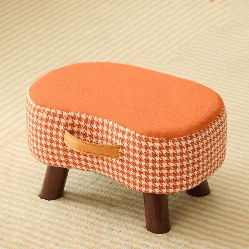 Small stool, shoe changing stool, living room sofa, footstool, coffee table, small stool, shoe changing stool, for home small bench, stacked solid wood