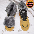Men's martin boots high-top winter fleece-lined warm cotton shoes outdoor waterproof non-slip shearling northeast snow boots