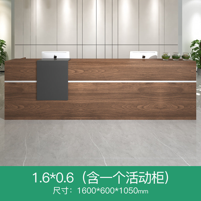 Front desk desk, light luxury real estate, kindergarten reception desk, bar, simple modern office desk, high-end sense