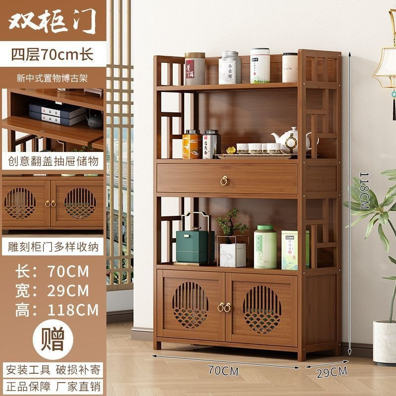 Storage rack tea cabinet office tea cabinet for home tea display cabinet table side cabinet tea tea set storage cabinet