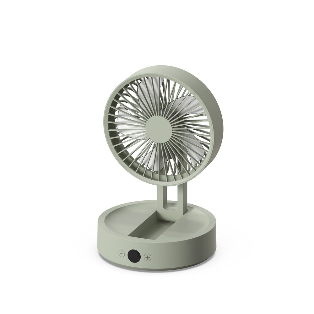 2024 desktop foldable fan with digital display, built-in battery, extended battery life, wall-mountable, night light, remote control, portable, and rechargeable