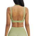 nude sports intimatesv neck halter yoga bra running fitness plaid sports bra women 2539