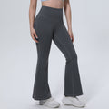 New women's high-waisted, butt-lifting, slightly flared yoga pants - barely-there feel, breathable, no camel toe, running & fitness wide-leg activewear