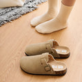 Family kids birkenstock 2025new arrivaloutwear pedal retro lazy slippers for women and middle-aged childrenfashion toe-cap birkenstock