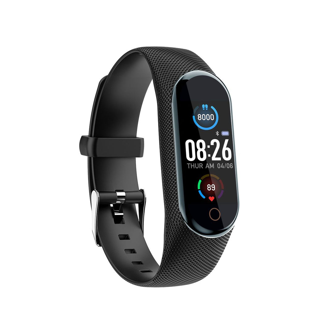 New smart bracelet: fitness tracker, heart rate monitor, alarm clock, sleep tracking, photo remote, running companion, extended battery life, authentic product, trendy for students (men & women)