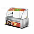 【factory direct】commercial small sausage grilling machine - fully automatic sausage roaster for street vendors, mini ham & hot dog maker