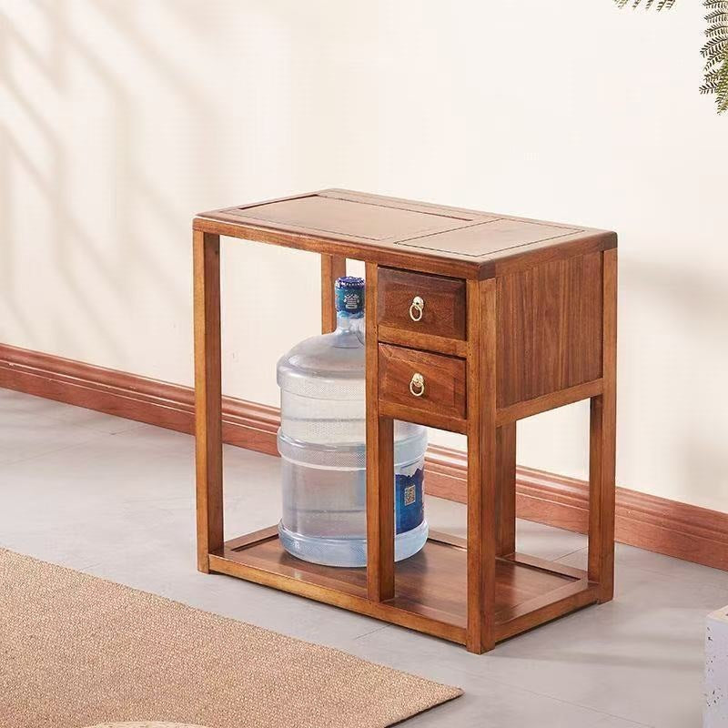 South american walnut solid wood water kettle tea cabinet solid wood storage tea side cabinet car chinoiseriemovableall-in-onefor home