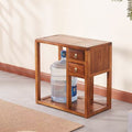 South american walnut solid wood water kettle tea cabinet solid wood storage tea side cabinet car chinoiseriemovableall-in-onefor home