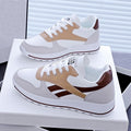 korean version of argan shoes for women, trendy 2025 spring and autumn new student running sports shoes, street style white shoes, dad shoes