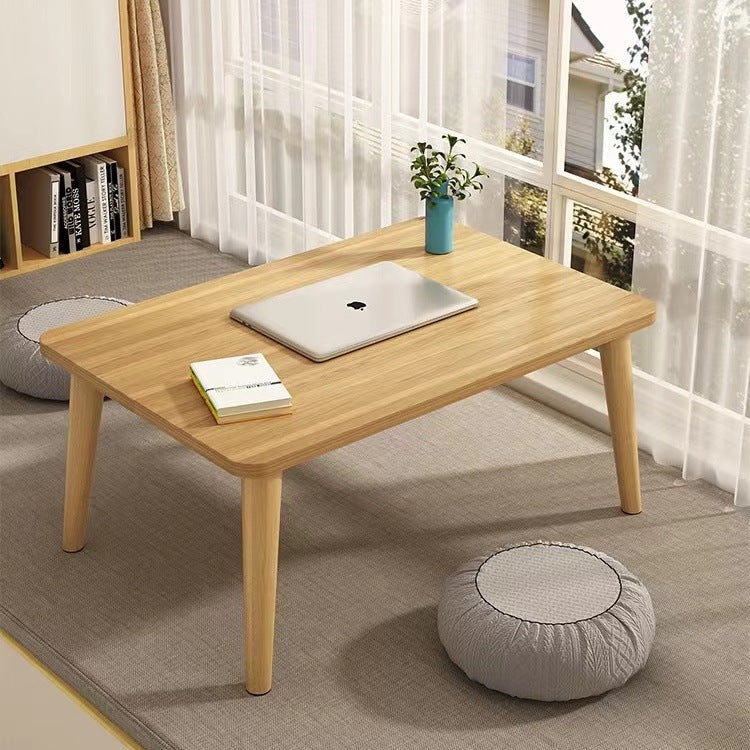 Bay window coffee table small apartment side table tatami small carpet table for home rental room balcony bed