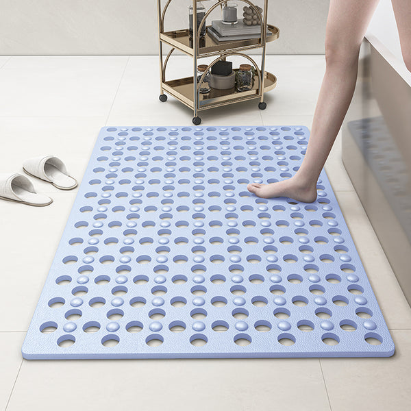 2025 large hole bathroom mat non-slip mat household shower room bath anti-drop suction cup floor mat bathroom massage foot mat