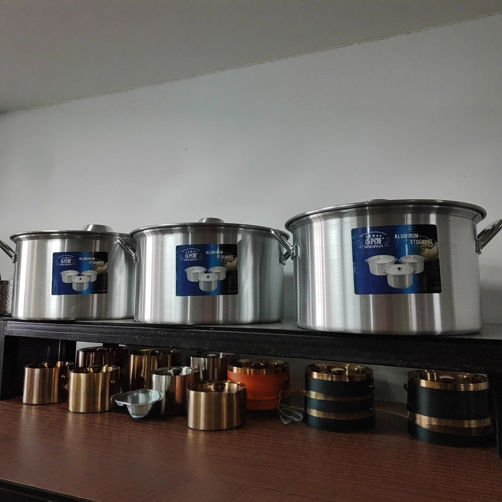 Aluminum potexport hot selling pot 6-piece aluminum pot set 6pcs 19-36cm