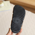 Kids baotou cut out half slippers girlsthick sole soft bottom slip-on outwear sandals plaidk-style birkenstock sandals