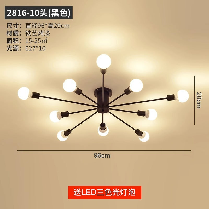 export european style living room chandelier post-modern casual three-head dining room master bedroom for home high-end scandinavian lamps