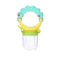 Baby food grade teether baby teething stick fruit vegetable bite bag pacifier newborn silicone teether