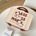 Mini luggage box pastoral style cosmetics storage travel satchel box portable storage box outing storage cosmetic bag