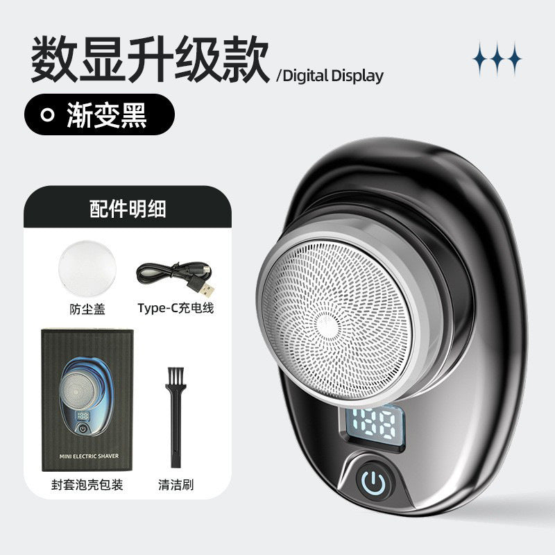personalized magnetic electric shaver mini razor electric for home washable double-headed beard razor