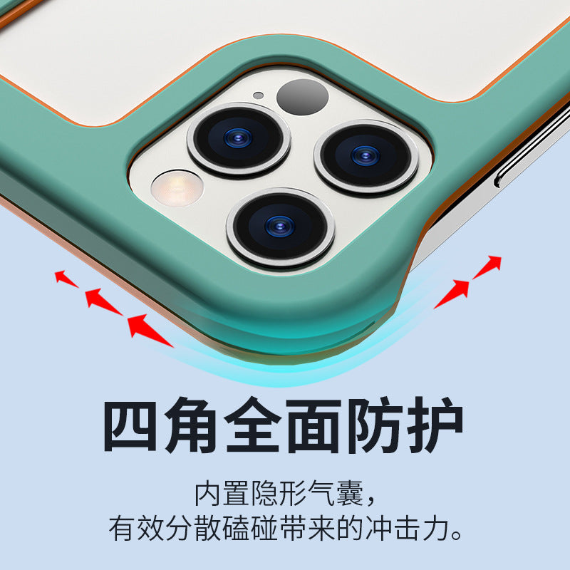 Two-color frameless heat dissipation hollow suitable for iphone15 apple 13 silicone soft edge xr wholesale mobile phone case 16