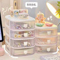 Desktop storage box - ins style drawer organizer for student dorms - multifunctional organizer for stationery, cosmetics, and hair accessories