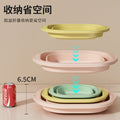 Collapsible washbasin - portable travel basin, thickened plastic basin, available in small and large sizes, perfect for home, dorm, and laundry use