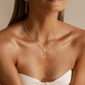 Amazon cross-border new long necklace, fashionable and unique chain tassel y-shape necklace, exquisite jewelry gift