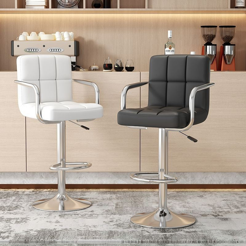 Bar stool, home bar swivel lift chair, front desk cashier, nail salon, beauty salon, makeup chair, adjustable chair - no back